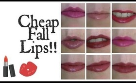 Cheap Fall Lips (Cruelty Free)