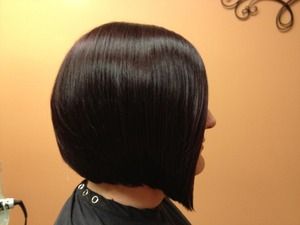 just did this color and cut... so much fun and client is great! 