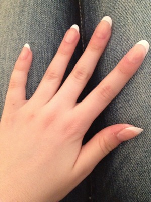 Got nails done simple but
Cute