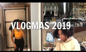 VLOGMAS | back in NYC, shopping, studying + new skincare routine