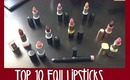 ♡ Top 10 Fall Lipsticks ♡