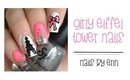 Girly Eiffel Tower Nails | NailsByErin