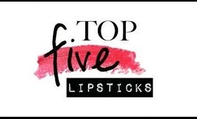 Top Five Lipsticks ( Stop Motion) | KAZ IN LOVE