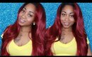 K Michelle Bombshell Red Hair Realness | Zury Clover Wig Review (Start To Finish Tutorial)