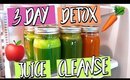 3 DAY DETOX JUICE CLEANSE! LOSE WEIGHT IN 3 DAYS!