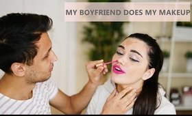 BOYFRIEND 💜 DOES MY MAKEUP TAG