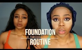 Foundation & Highlight Routine | Talk Through Tutorial.