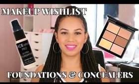 Makeup Wishlist: Foundations & Concealers for oily skin & full coverage | ChristineMUA