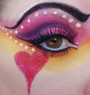 Just a detail of my whole look. Queen of Hearts! 
