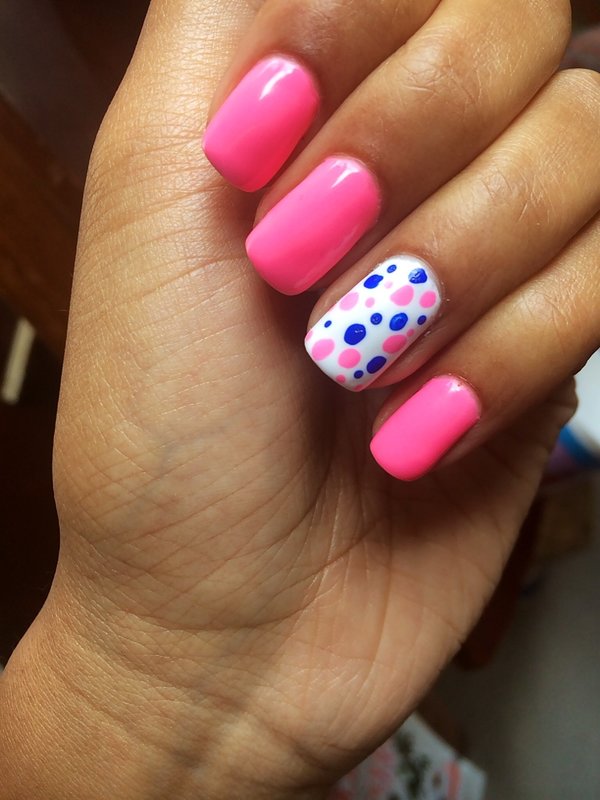 Bubblegum Gel Nails | Lauren E.'s Photo | Beautylish