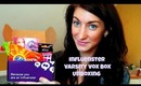 Influenster Varsity Vox Box Unboxing