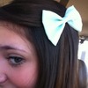 turquoise bow!