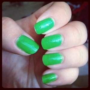 I used Sinful Colors Irish Green... it's one of my favorite colors!