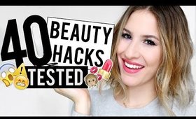 40 BEAUTY HACKS You NEED To Know! ♡ JamiePaigeBeauty