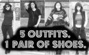 5 Outfits. 1 Pair of Shoes. | Madison Allshouse