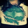 Batman bodyart 