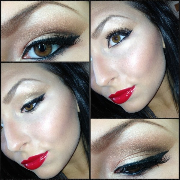 Neutral Eye Red Lip 💋 💄 Laura W S Beautylush Photo Beautylish