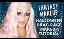Halloween Drag Makeup Transformation Step by Step Tutorial | mathias4makeup