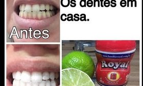 COMO CLAREAR OS DENTES EM CASA EM 2 MINUTOS