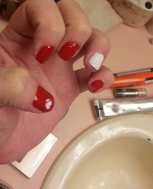Valentines day inspired nails