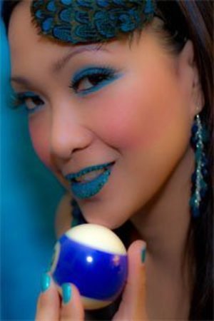 Blue-themed makeup inspiration