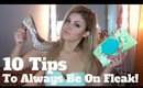 My Top 10 Tips When Going Out! | Erika O'Brien