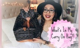 What's In My Carry On Bag (Airplane Essentials)