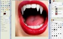 Gimp Tutourial: Vampire Teeth- Vampire-Zähne german/deutsch