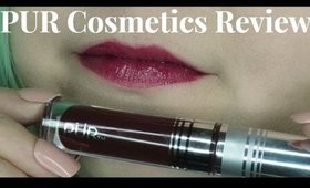 PUR Cosmetics | Chrome Glaze High Shine Lipgloss in Rebel | Review