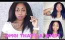 REALISTIC WOC HAIR | Italian Yaki / Kinky Straight  Lace Front Wig Review ft YesAfrican