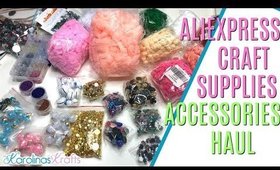 Aliexpress Craft Supplies Haul ft Gems, rhinestones, ribbon, charms! Aliexpress haul accessories