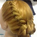 Rope braid hairstyle 