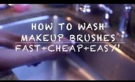How to Wash Makeup Brushes at Home