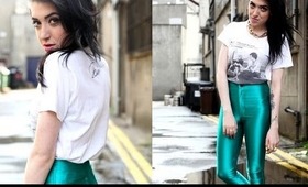 ★ Outfit Of The Day - Turquoise Disco Pants! ★