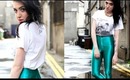 ★ Outfit Of The Day - Turquoise Disco Pants! ★