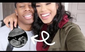 OUR FIRST ULTRASOUND... ARE WE HAVING TWINS??? (MANNIE CRIED!)