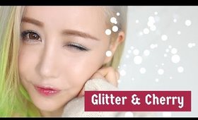 Glitter & Cherry Candy Cane and Tinsel Inspired Makeup Look | Wengie | Beauty Point