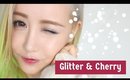 Glitter & Cherry Candy Cane and Tinsel Inspired Makeup Look | Wengie | Beauty Point