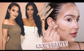 I MET KIM KARDASHIAN! KKW CONTOUR KIT REVIEW | Amanda Ensing