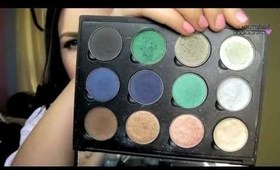 MAC Eyeshadow Palette ♡ Greens, Blues ♡ My Collection