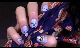 bumble bee nail tutorial