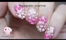 3D hearts nail art tutorial for Valentine's Day