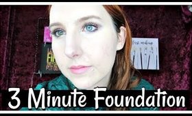 3 Minute Drugstore Foundation Routine | Acne Covering Foundation Routine