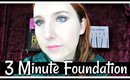 3 Minute Drugstore Foundation Routine | Acne Covering Foundation Routine