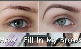 My Eyebrow Routine (Thin to Full Brows) Long Wearing