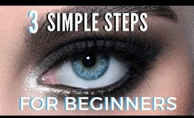 Easy Smokey Eyes In 3 Steps For Beginners | mathias4makeup