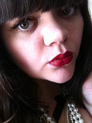Lime Crime Lipstick in Glamour101. Lip Noir!