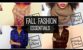 Fall Fashion Essentials 2014