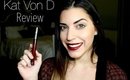 Product Review// Kat Von D's Everlasting Liquid Lipstick