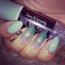 Teal And Holographic Gradient